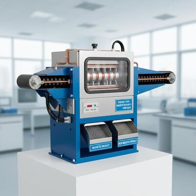 High Processing Capacity Permanent Magnetic Separator Featuring Feeding Size 0.1-3mm Durable Magnetic Separation Machine