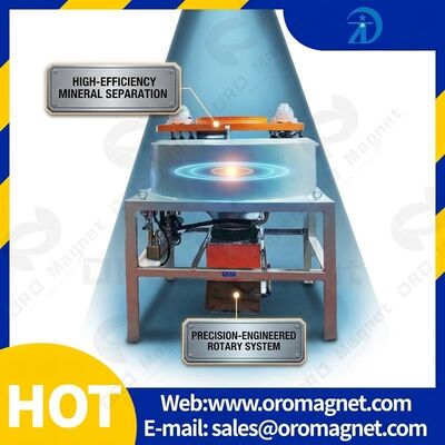 Feeding Size 20-325 Mesh Magnetic Separator Machine Background Magnetic Intensity 10000-15000Gauss Ideal for Separation Tasks