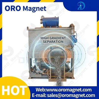 Uniform Magnetic Field Distribution High Gradient Magnetic Separator Featuring Simple Installation and High Magnetic Field Intensity for Separation